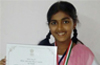 Panchami Maroor receives  Exceptional Achievement Award  from President Pranab